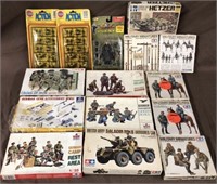 Military model kits, figure