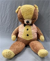 Large Vintage Stuffed Rubber Face Bear
