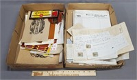 Early Documents, Ephemera, & Tobacco Labels