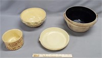 Country Pottery Spongeware, Mixing Bowls