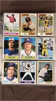1970’s, 80’s Baseball cards