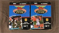 1991 Topps Baseball card boxes full packs sealed