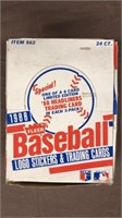 1988 Fleer Baseball card rack packs  box (1 pack