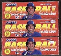 1989 Fleer Baseball cards 3 sealed Boxes