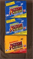 Donruss Action Allstar cards 3 boxes
