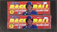 1989 Fleer baseball 2 boxes sealed