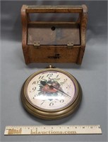 Kiwi Shoeshine Box, Howard Miller Wall Clock