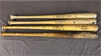 4 baseball bats