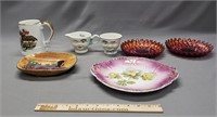 Glassware & Porcelain Grouping