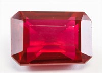 30.60ct Emerald Cut Red Natural Ruby GGL