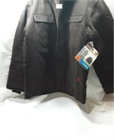 NEW MEN'S JACKET WITH HOOD TOUGH DUCK - SIZE L