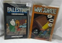 PALESTINE & WAR JUNKIE COMICS - BY JOE SACCO