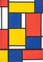 Piet Mondrian Dutch Acrylic on Canvas