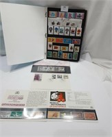 ASSORTED STAMPS - 390 IN BOOK / DIANA / CANADA /