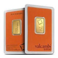 10 Gram: Valcambi Suisse .999 Fine Gold Bar