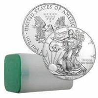 2018 US Mint Roll - American Eagle Silver Dollar