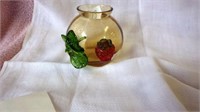 Sandwich glass rosebowl