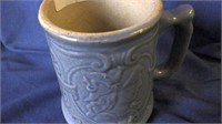 5" stoneware mug Blue