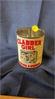 Clabber Girl Baking powder tin