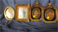 Group of  4 photos with 5 frames