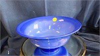 Blue slag Bowl