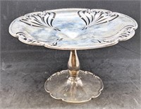 Sterling Silver Petit Fours Pedestal Serving Tray