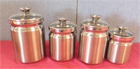 SET OF SS CANISTERS