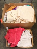 (2) BOXES OF TOWELS