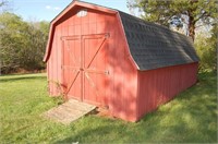 Storage Shed 127x148x293" Runs: 27" from Edge,