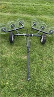 Lawn rotary rake