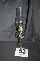 Glass Oil Lamp 13.5"