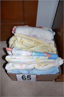 Baby Linens Box Lot