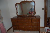 Dresser with Mirror 65x60x19”