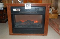 Electric Fireplace on Casters 25.5x31.5x11.5”