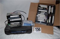 Misc. VHS Tapes and VHS Player PV-V4522