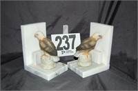 Marble Eagle Book Ends 6”