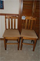 2 Chairs 35x15’’ (Matches Lot 274 and 324)