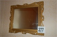 Gold Frame Mirror 27x23”