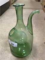 Unique & unusual glass pitcher.