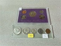 1991 United States mint proof set and 1964