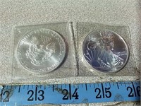 2-2015 silver eagles brilliant uncirculated