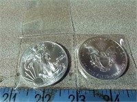 2-2015 silver eagles brilliant uncirculated