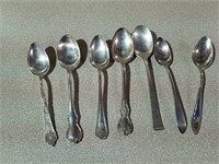7 spoon all marked Sterling -169 total weight