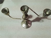 Candle holder marked weighted Sterling
