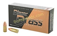 BLAZER BRASS 9MM 115 FMJ - 50 Rds