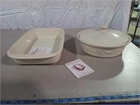 Longenberger covered casserole and baking dish