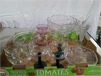 Stemware, decorative bowls and vases