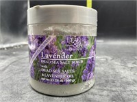 Lavender Dead Sea salt scrub - new - 23.28oz