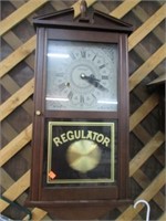 REPRODUCTION REGULATOR WALL CLOCK W/ CHIME