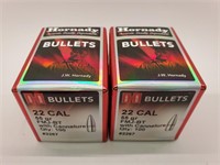 200 Rounds of Hornady 22 Cal. Bullets